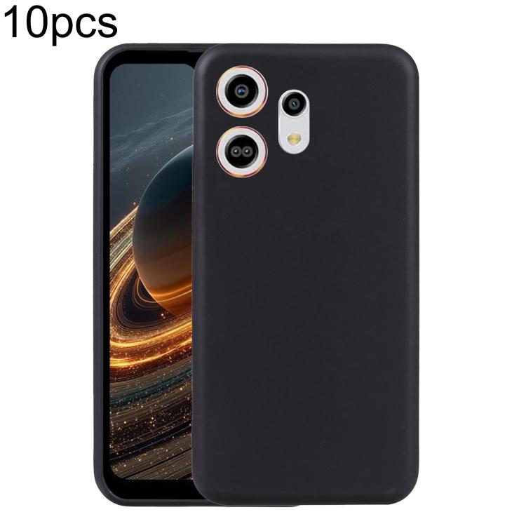 

For Blackview Oscal MARINE 3 10pcs TPU Phone Case(Black)