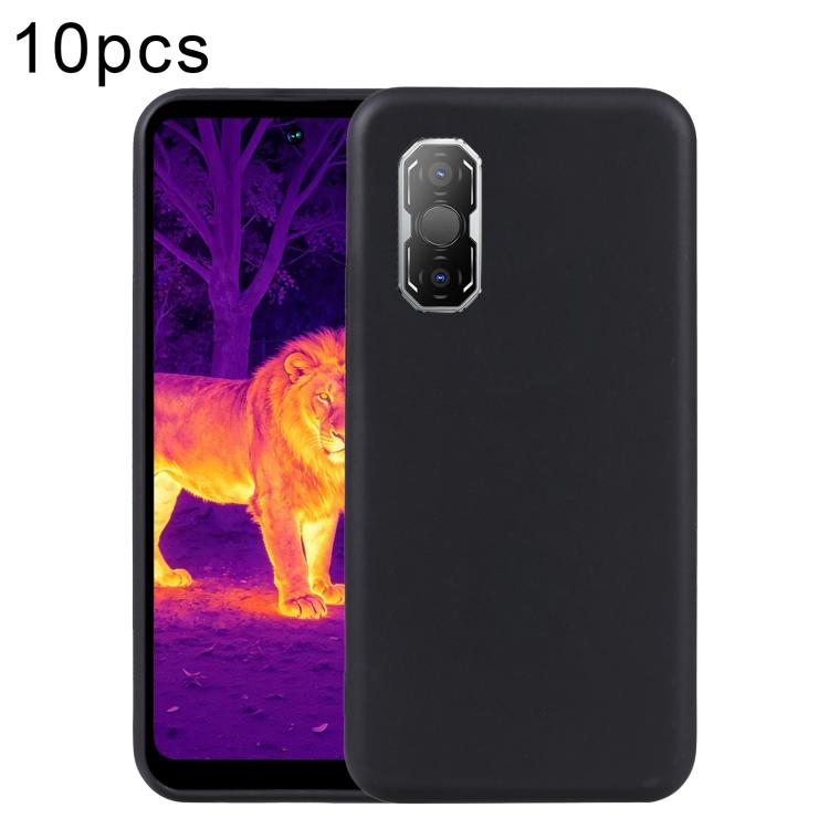 

For Blackview Rock 3 10pcs TPU Phone Case(Black)