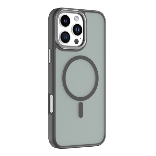 

For iPhone 16 Pro Mutural Skin Feel Series Frosted MagSafe Magnetic Phone Case(Black)