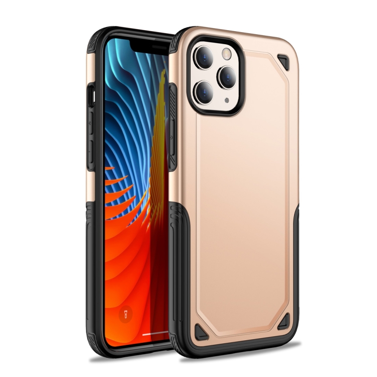 

For iPhone 12 Pro Max Shockproof Rugged Armor Protective Case(Gold)