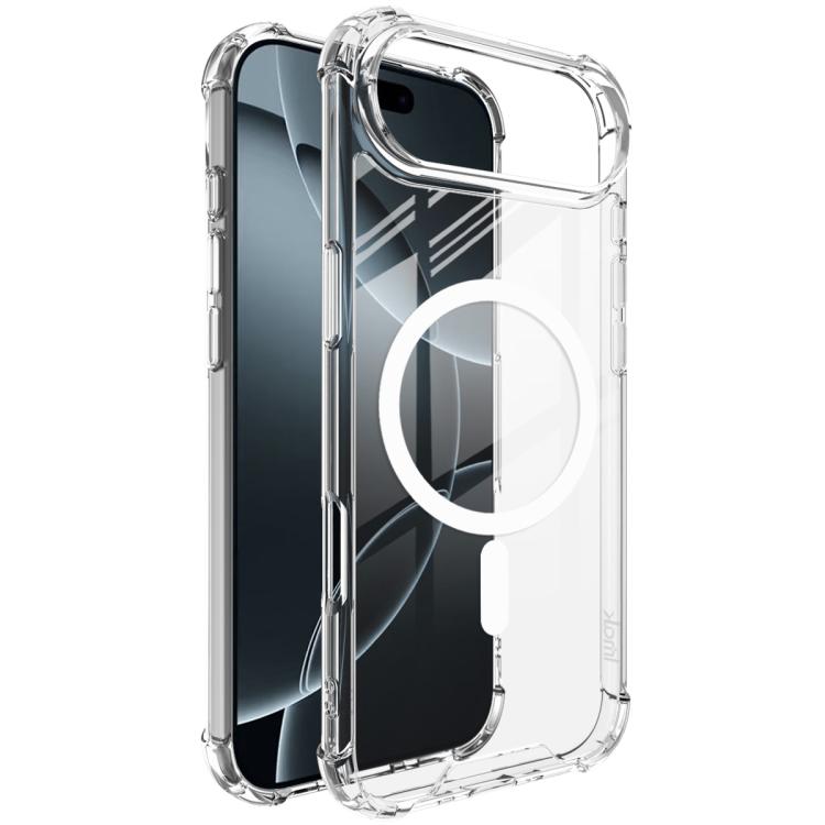 

For iPhone Air IMAK Space Shield PC + TPU Airbag Shockproof MagSafe Phone Case(Transparent)