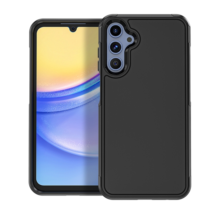 

For Samsung Galaxy A15 5G RedPepper Box PC Hybrid TPU Phone Case(Black)