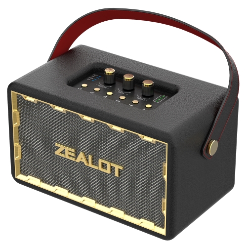 

Zealot MT01 Retro Card Portable Wireless Bluetooth Speaker(Black)