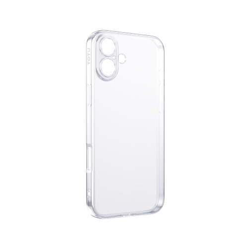 

For iPhone 16 TOTU PC-1 Soft Series Precision Lens Holes TPU Phone Case(Transparent)