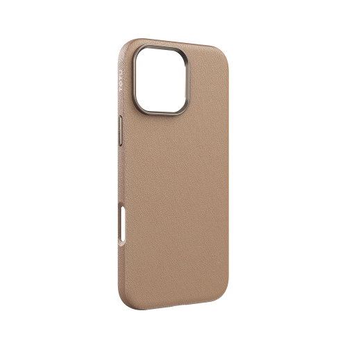 

For iPhone 16 Pro TOTU PC-17 Mulsanne Series Plain Leather MagSafe Magnetic Phone Case(Gold)