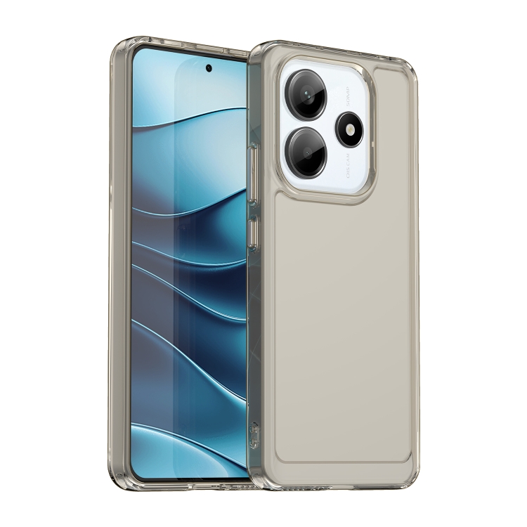 

For Redmi Note 14 5G Candy Series TPU Phone Case(Transparent Grey)