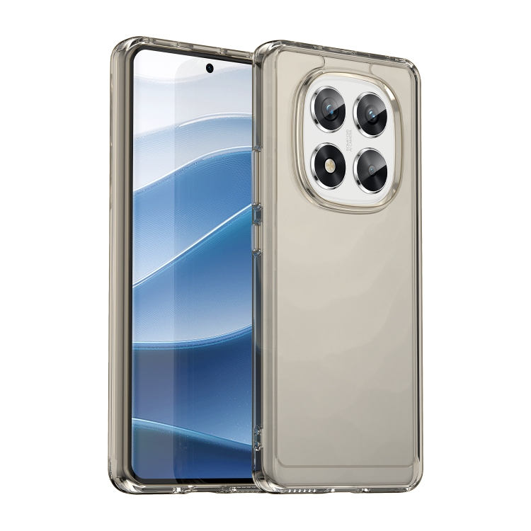

For Redmi Note 14 Pro 5G Candy Series TPU Phone Case(Transparent Grey)