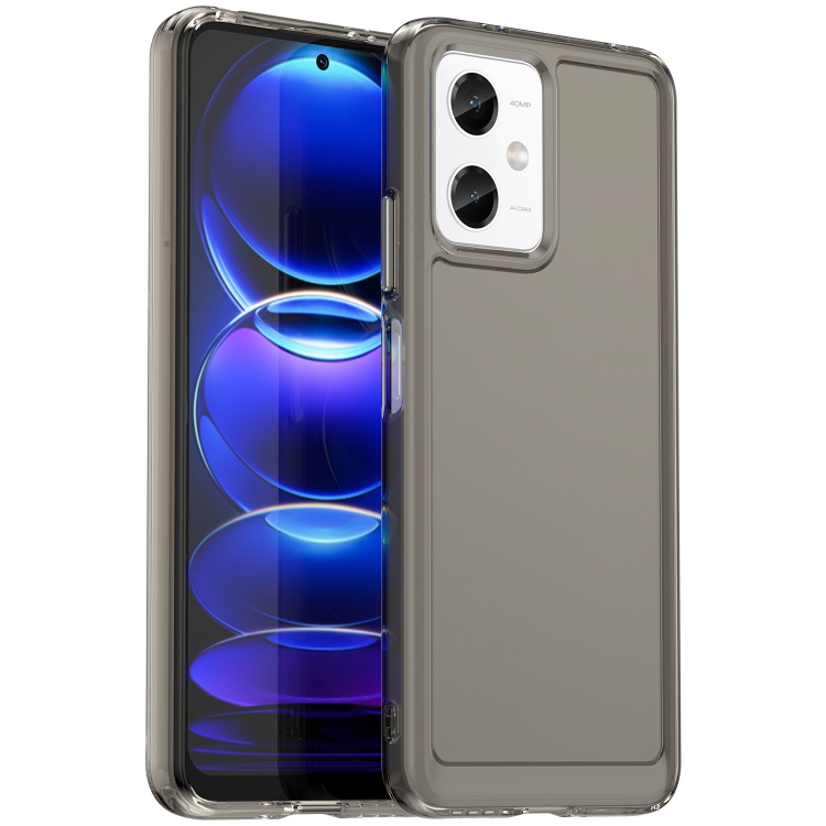 

For Redmi Note 12 4G Global Candy Series TPU Phone Case(Transparent Grey)