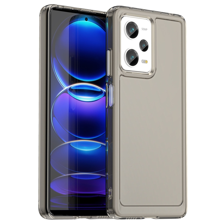 

For Redmi Note 12 Pro 4G Candy Series TPU Phone Case(Transparent Grey)