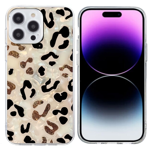 

For iPhone 15 Pro Colorful Painting Pattern TPU Phone Case(Leopard)