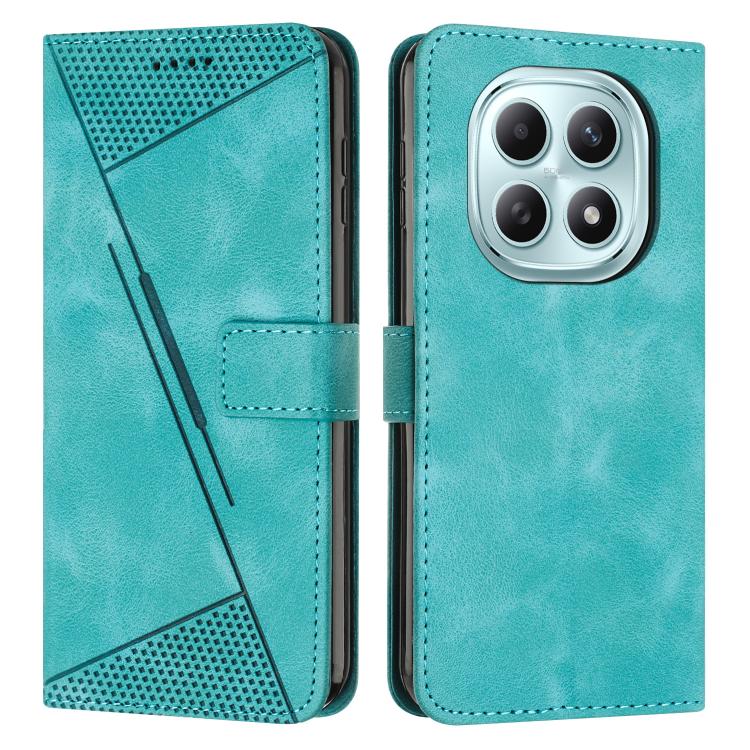 

For Redmi Note 15 4G / 5G Global 164mm Dream Triangle Leather Phone Case with Lanyard(Green)
