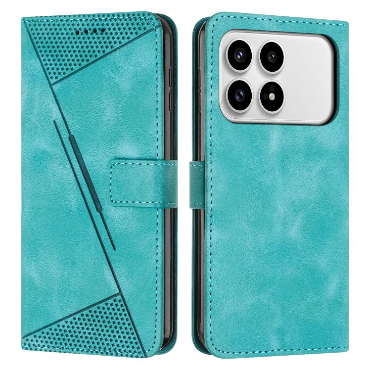 

For Redmi K90 / Poco F8 Pro Dream Triangle Leather Phone Case with Lanyard(Green)