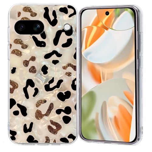 

For Google Pixel 9a Colorful Painting Pattern TPU Phone Case(Leopard)