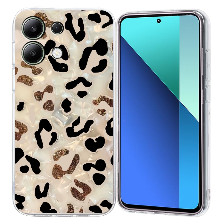 

For Redmi Note 13 4G Colorful Painting Pattern TPU Phone Case(Leopard)