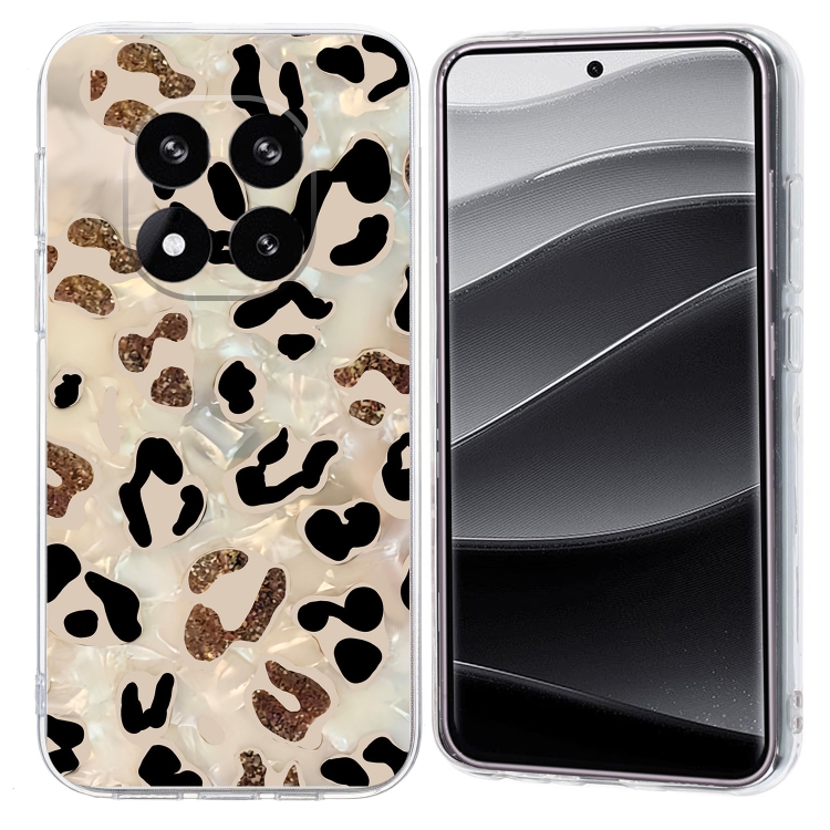 

For Redmi Note 14 Pro 5G Colorful Painting Pattern TPU Phone Case(Leopard)