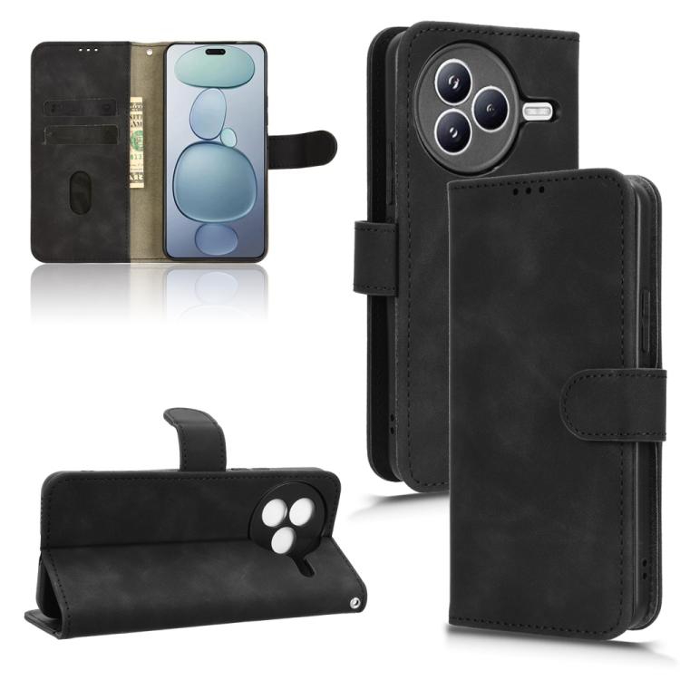 

For Xiaomi Civi 5 Pro 5G Skin Feel Magnetic Flip Leather Phone Case(Black)