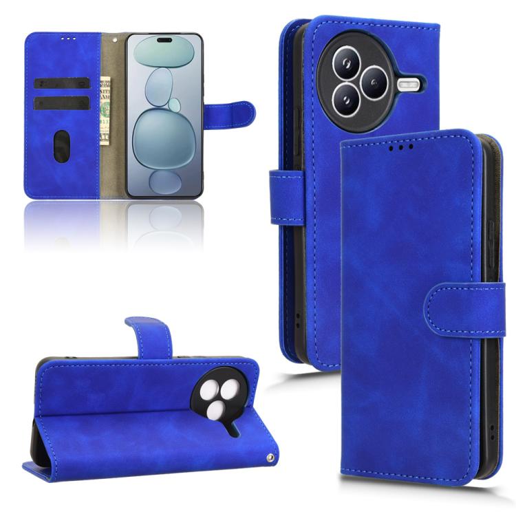 

For Xiaomi Civi 5 Pro 5G Skin Feel Magnetic Flip Leather Phone Case(Blue)