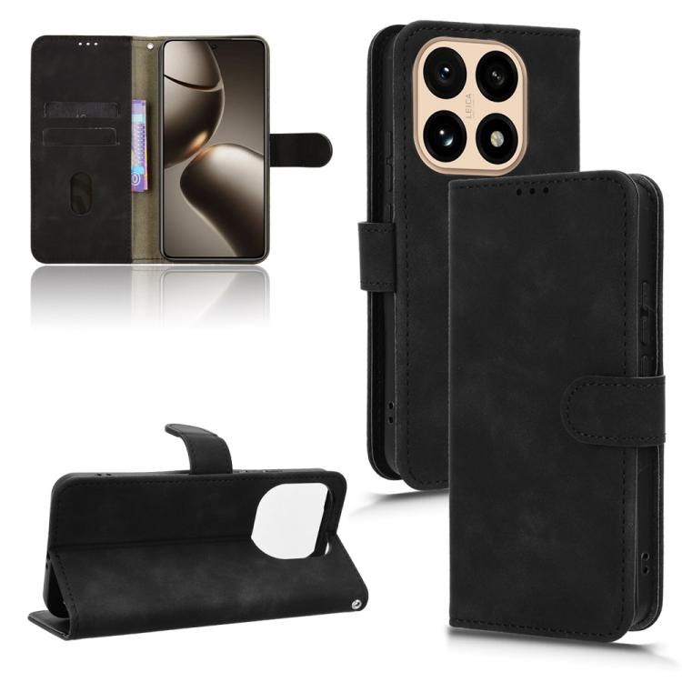 

For Xiaomi 15T 5G Skin Feel Magnetic Flip Leather Phone Case(Black)