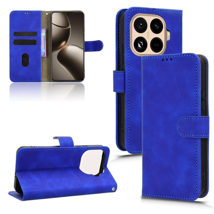 

For Xiaomi 15T Pro 5G Skin Feel Magnetic Flip Leather Phone Case(Blue)