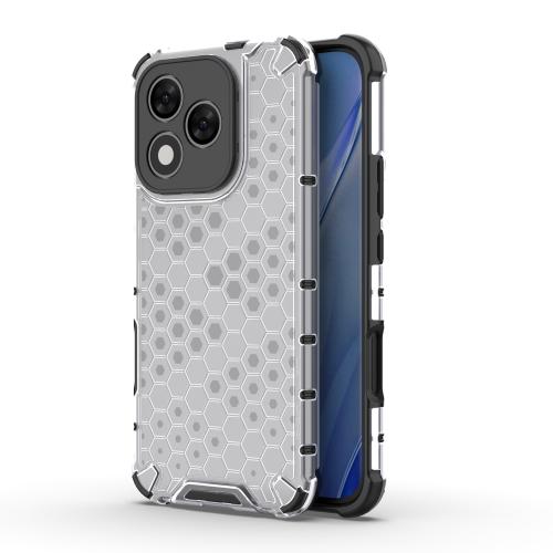 

For Honor 400 Lite Honeycomb Shockproof Phone Case(White)