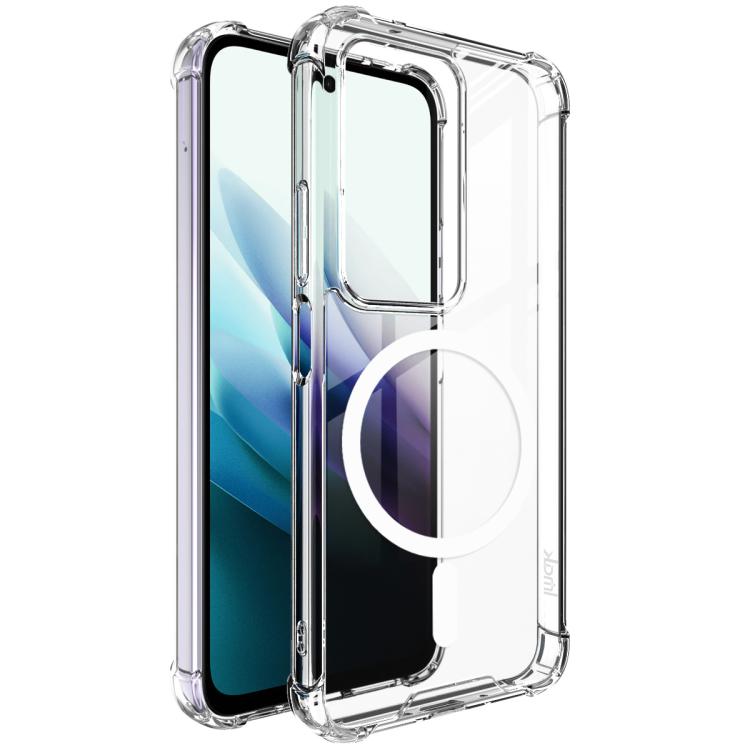 

For Redmi 15 5G Global 169.5mm IMAK Space Shield PC + TPU Airbag Shockproof MagSafe Phone Case(Transparent)