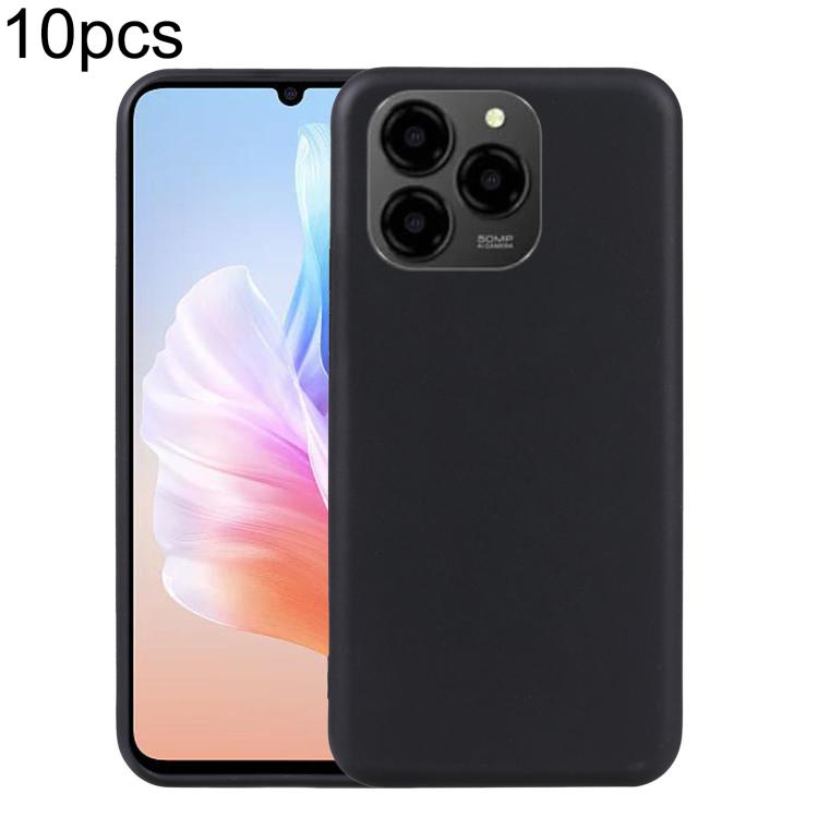 

For Meizu Note 21 10pcs TPU Phone Case(Black)