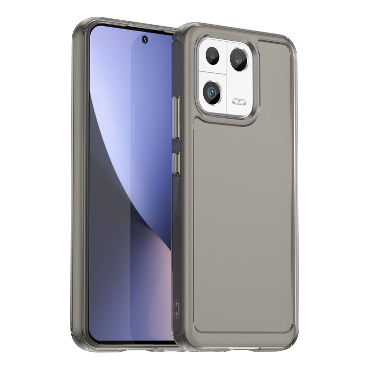 

For Xiaomi 13 Candy Series TPU Phone Case(Transparent Grey)