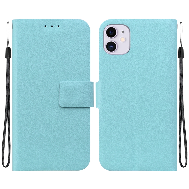 

For iPhone 11 Ultra-thin Voltage Magnetic Buckle Leather Phone Case(Green)