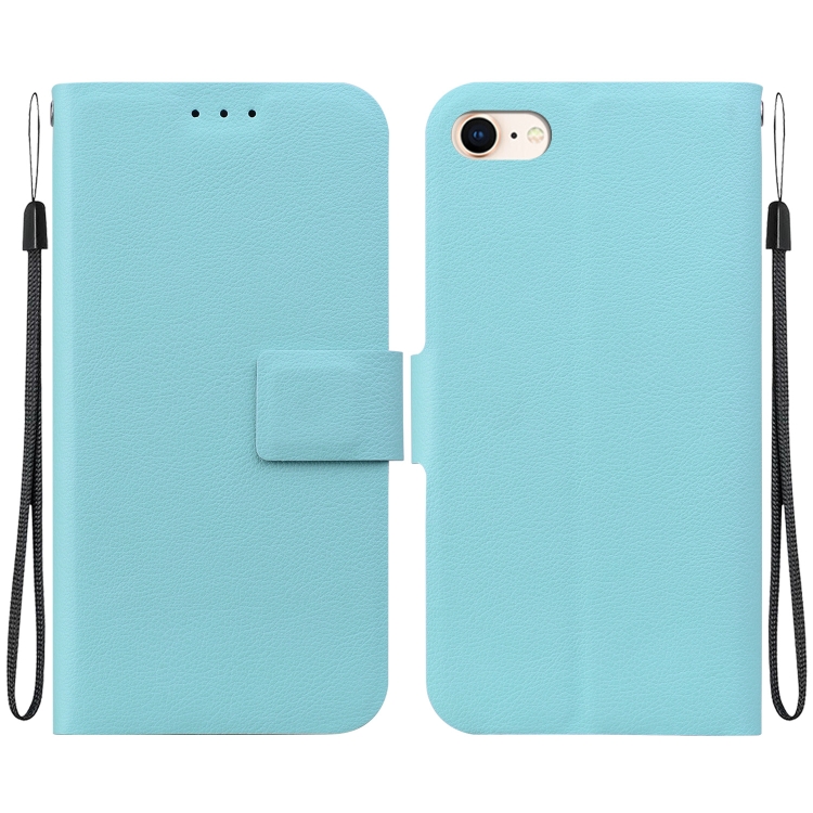 

For iPhone 7 / 8 / SE 2022 Ultra-thin Voltage Magnetic Buckle Leather Phone Case(Green)