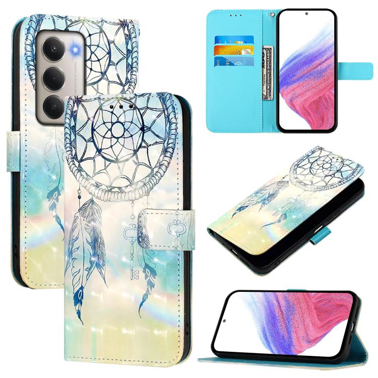 

For Redmi 15 5G Global / 15 4G SEA 169mm 3D Painting Horizontal Flip Leather Phone Case(Dream Wind Chimes)