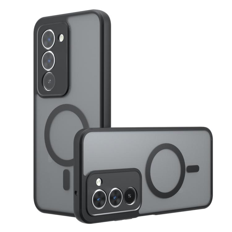 

For Redmi 15 5G / 4G EU 171mm Armor MagSafe PC Hybrid TPU Phone Case(Frosted Black)