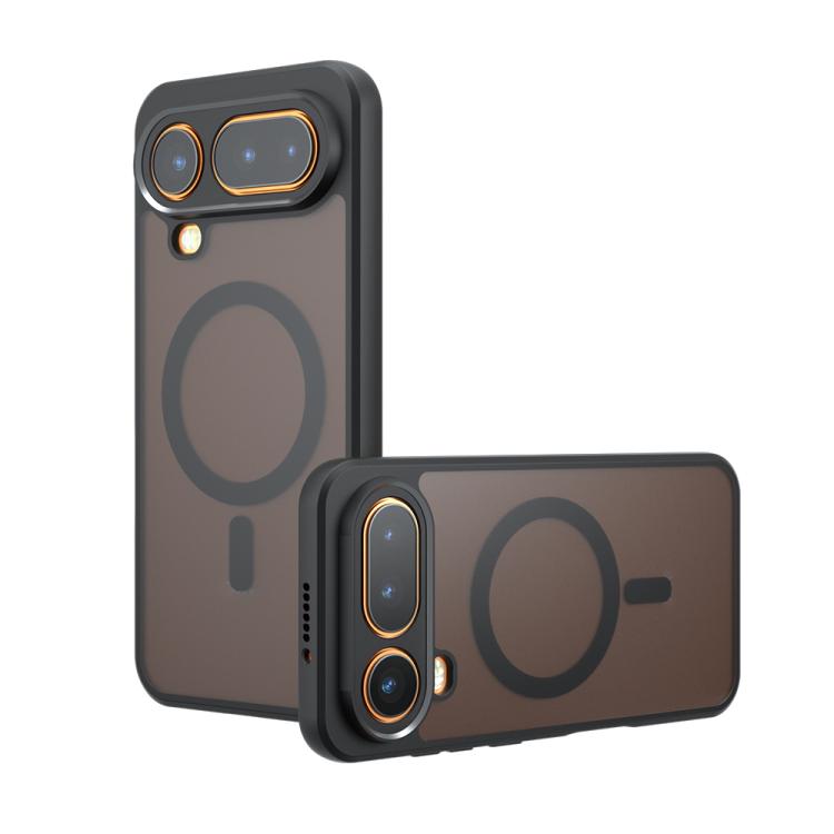 For Honor Magic8 Pro Air 5G Armor MagSafe PC Hybrid TPU Phone Case(Frosted Black)