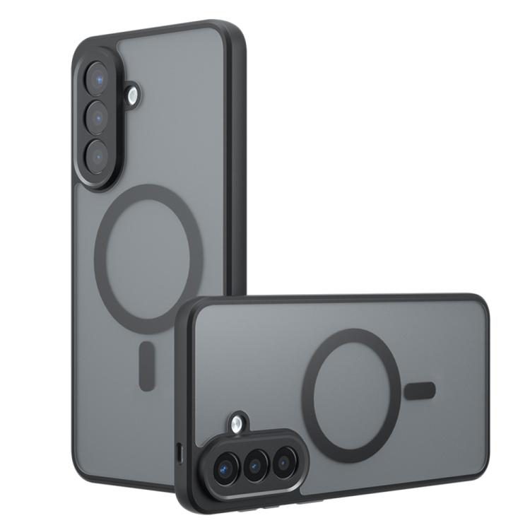 

For Samsung Galaxy A57 5G Armor MagSafe PC Hybrid TPU Phone Case(Frosted Black)