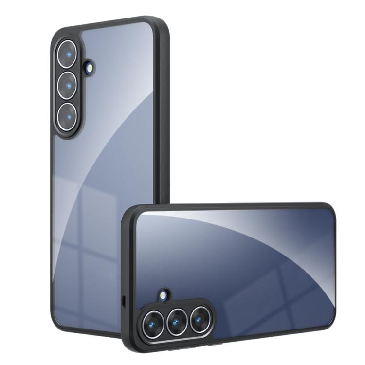 

For Samsung Galaxy S25 FE 5G Armor Precise Hole PC Hybrid TPU Phone Case(Transparent)
