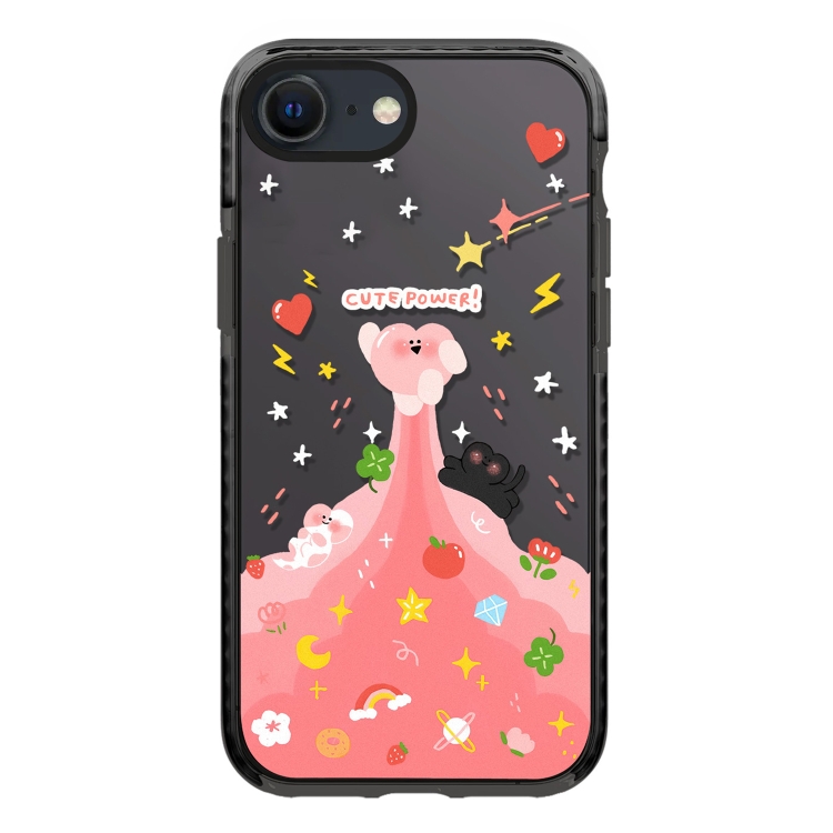 

For iPhone 7 / 8 / SE 2020 2022 Simple Illustration Pattern Full Coverage Phone Case(Cute Little Heart A)