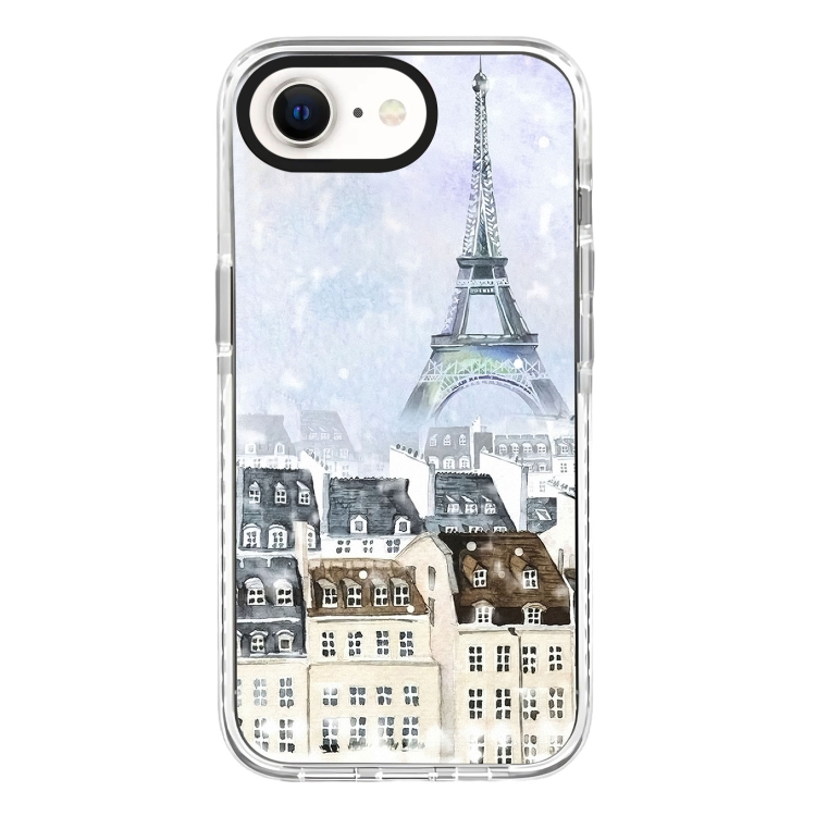 

For iPhone 7 / 8 / SE 2020 2022 Simple Illustration Pattern Full Coverage Phone Case(Earlysnow A)
