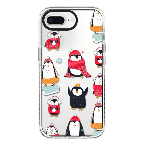 

For iPhone 7 Plus / 8 Plus Simple Illustration Pattern Full Coverage Phone Case(Winter Penguin)