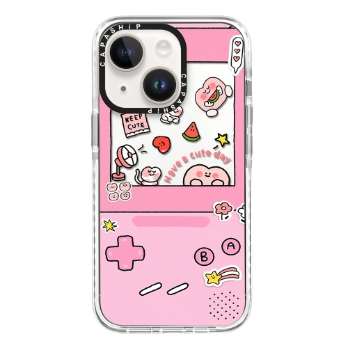 

For iPhone 13 mini Simple Illustration Pattern Full Coverage Phone Case(Cute Little Heart B)