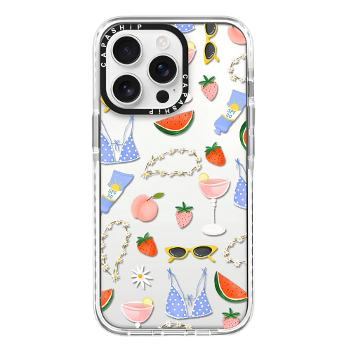 

For iPhone 13 Pro Max Simple Illustration Pattern Full Coverage Phone Case(Summer Label B)