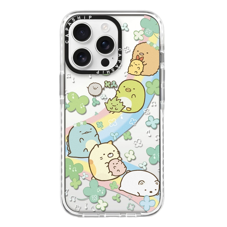

For iPhone 15 Pro Max Simple Illustration Pattern Full Coverage Phone Case(Corner Creature B)