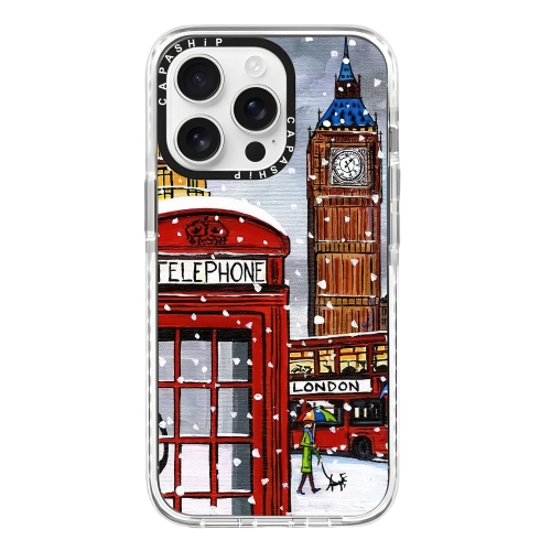 

For iPhone 16 Pro Simple Illustration Pattern Full Coverage Phone Case(Earlysnow B)