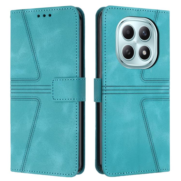 

For Redmi Note 15 5G Global 164mm Triangle Solid Color Leather Phone Case(Green)