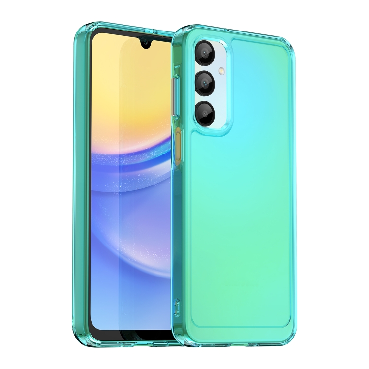 

For Samsung Galaxy A16 5G Candy Series TPU Phone Case(Transparent Blue)