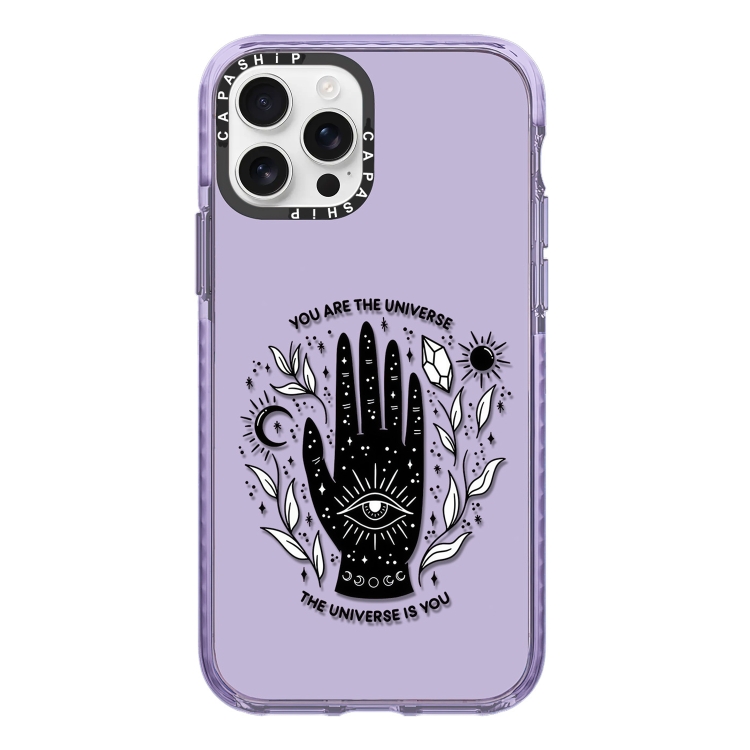 

For iPhone 12 Pro Simple Illustration Pattern Full Coverage Phone Case(Cosmic Eye A)