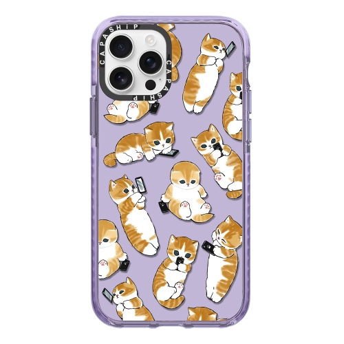 

For iPhone 13 Pro Simple Illustration Pattern Full Coverage Phone Case(Weight Loss Cat C)