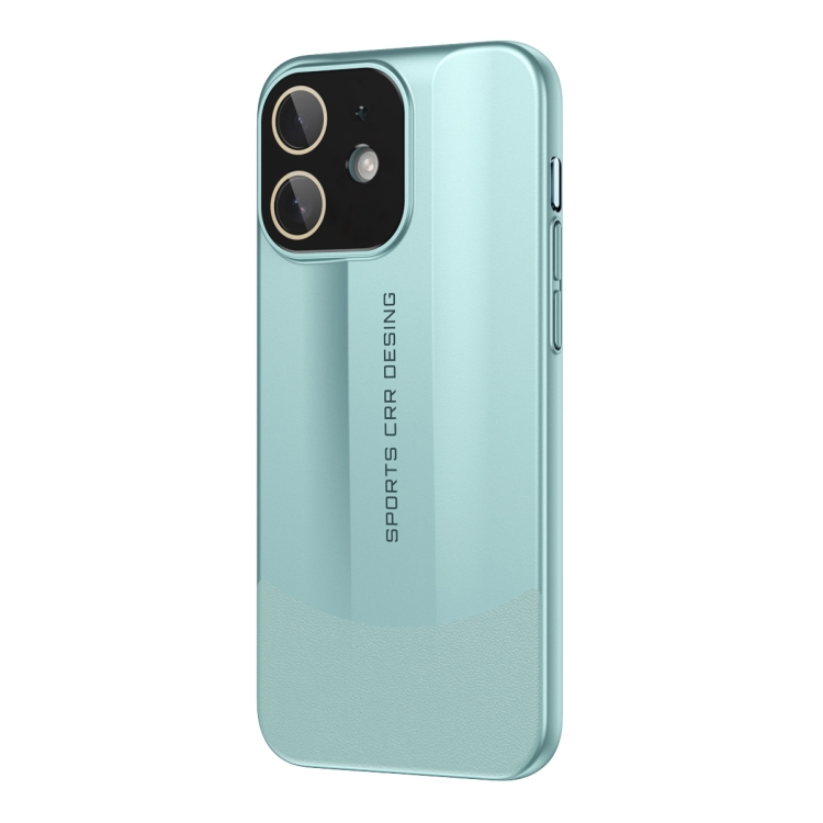 For iPhone 12 Vegetarian Leather Series Skin Feel Full Coverage Phone Case(Green) — купить у Sunsky-online WW