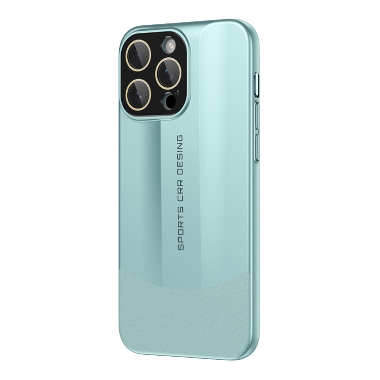 

For iPhone 12 Pro Max Vegetarian Leather Series Skin Feel Full Coverage Phone Case(Green)