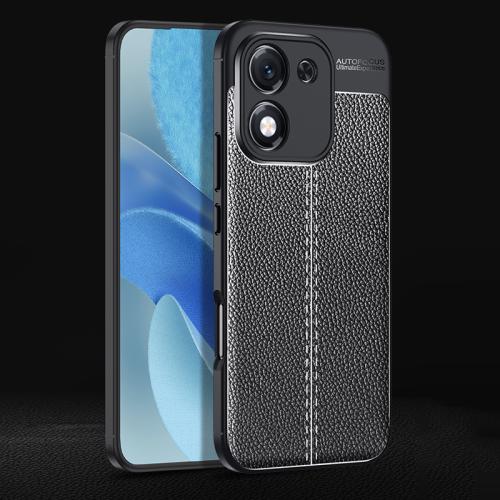 

For Honor X70i Litchi Texture TPU Shockproof Phone Case(Black)