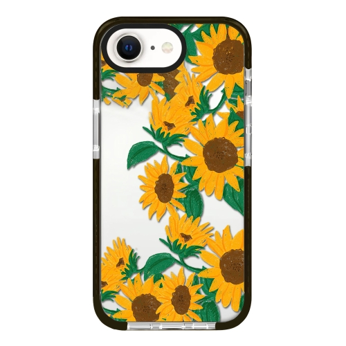 

For iPhone 7 / 8 / SE 2020 2022 Simple Illustration Pattern Full Coverage Phone Case(Sunflowers B)