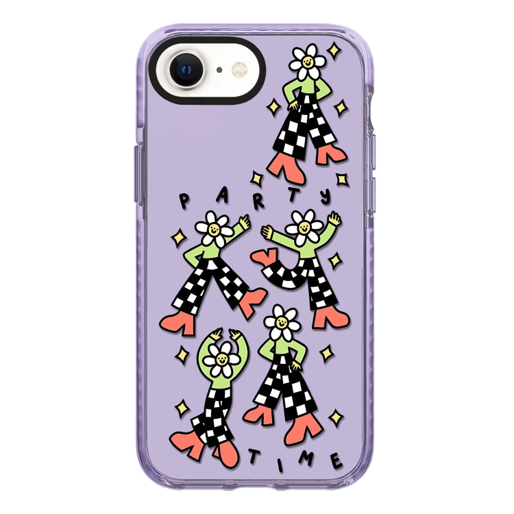 

For iPhone 7 / 8 / SE 2020 2022 Simple Illustration Pattern Full Coverage Phone Case(Happy Party C)